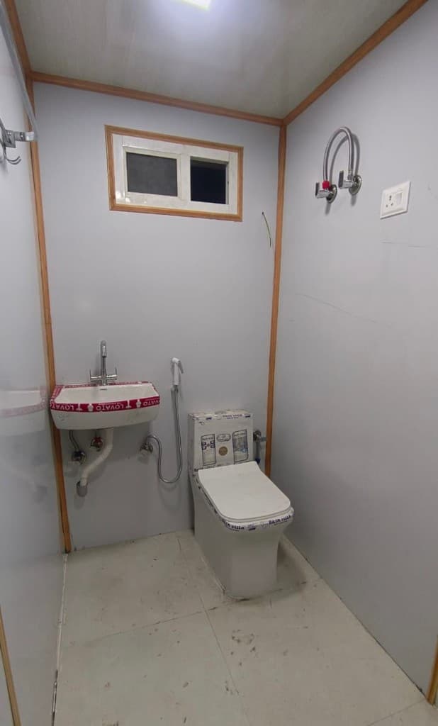 Finished cabin interior